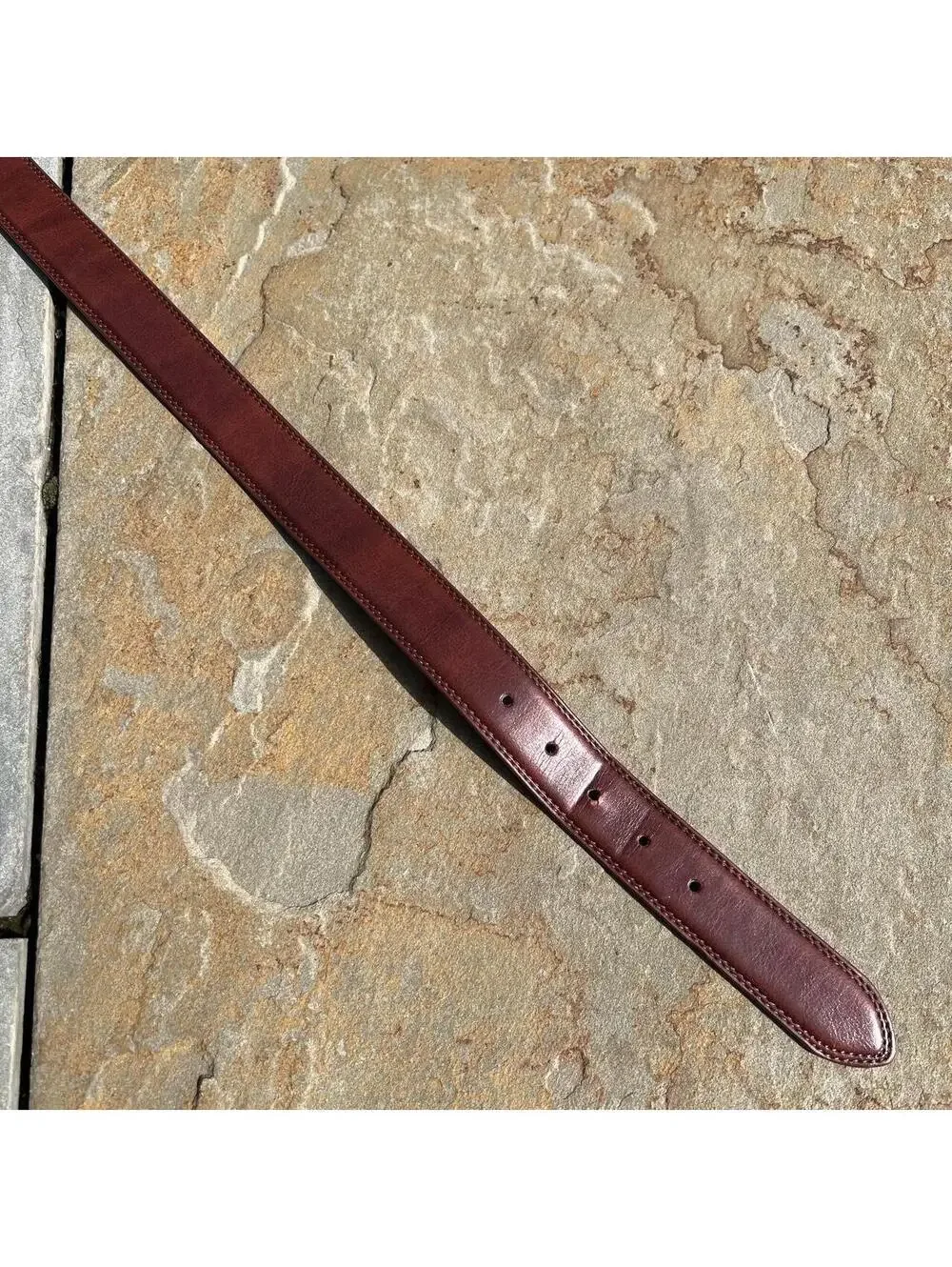 Neo Vintage 90s Brown Oil Tanned Leather Belt